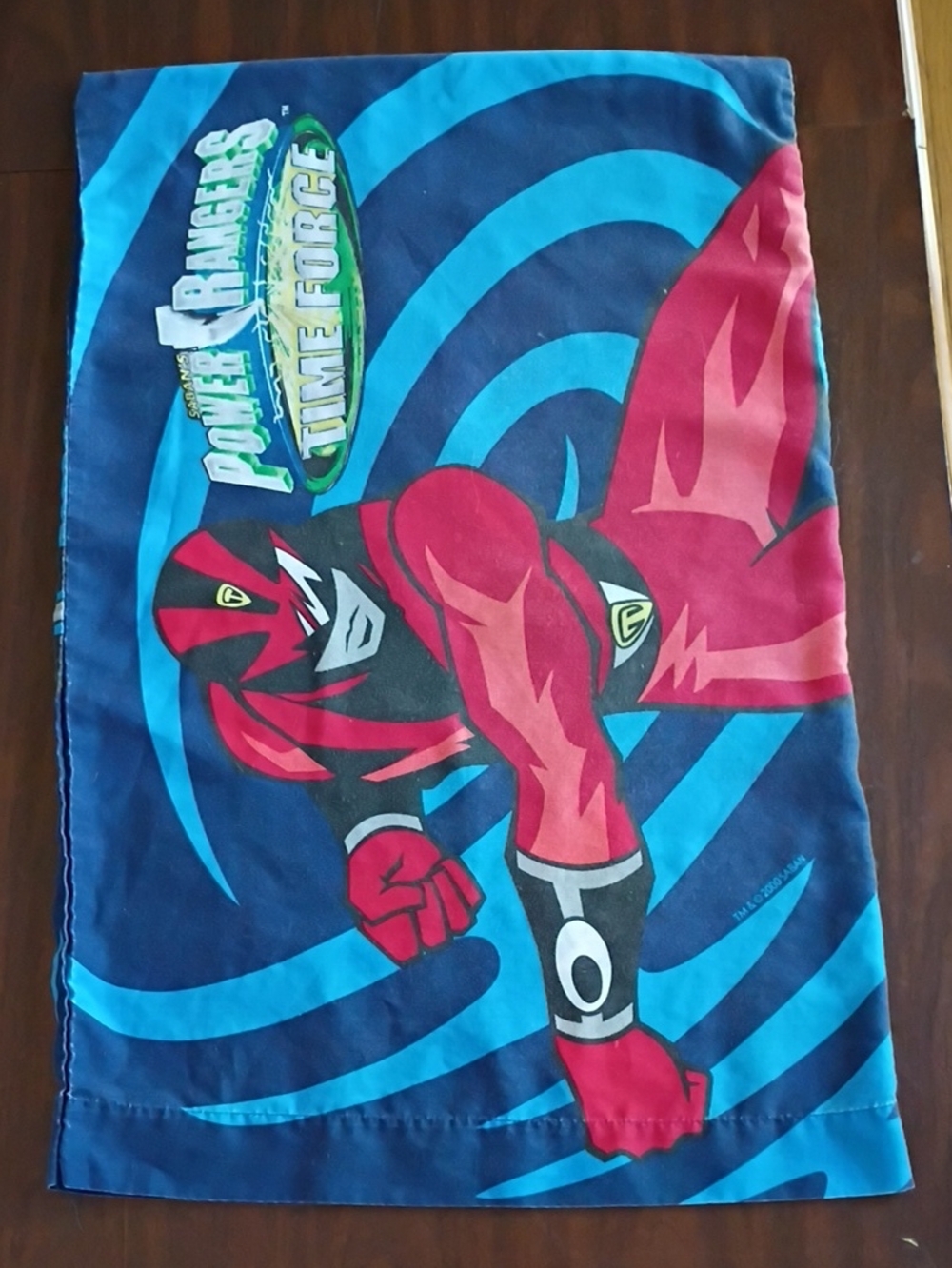 Vintage Power Rangers Time Force Pillow Case